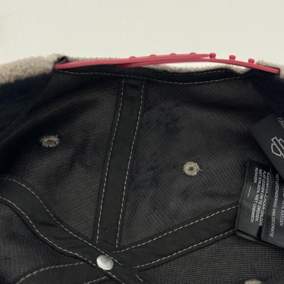 Harley Davidson Hat Fleece Snapback Reflective Bar Shield Logo Biker Riding - Picture 10 of 12